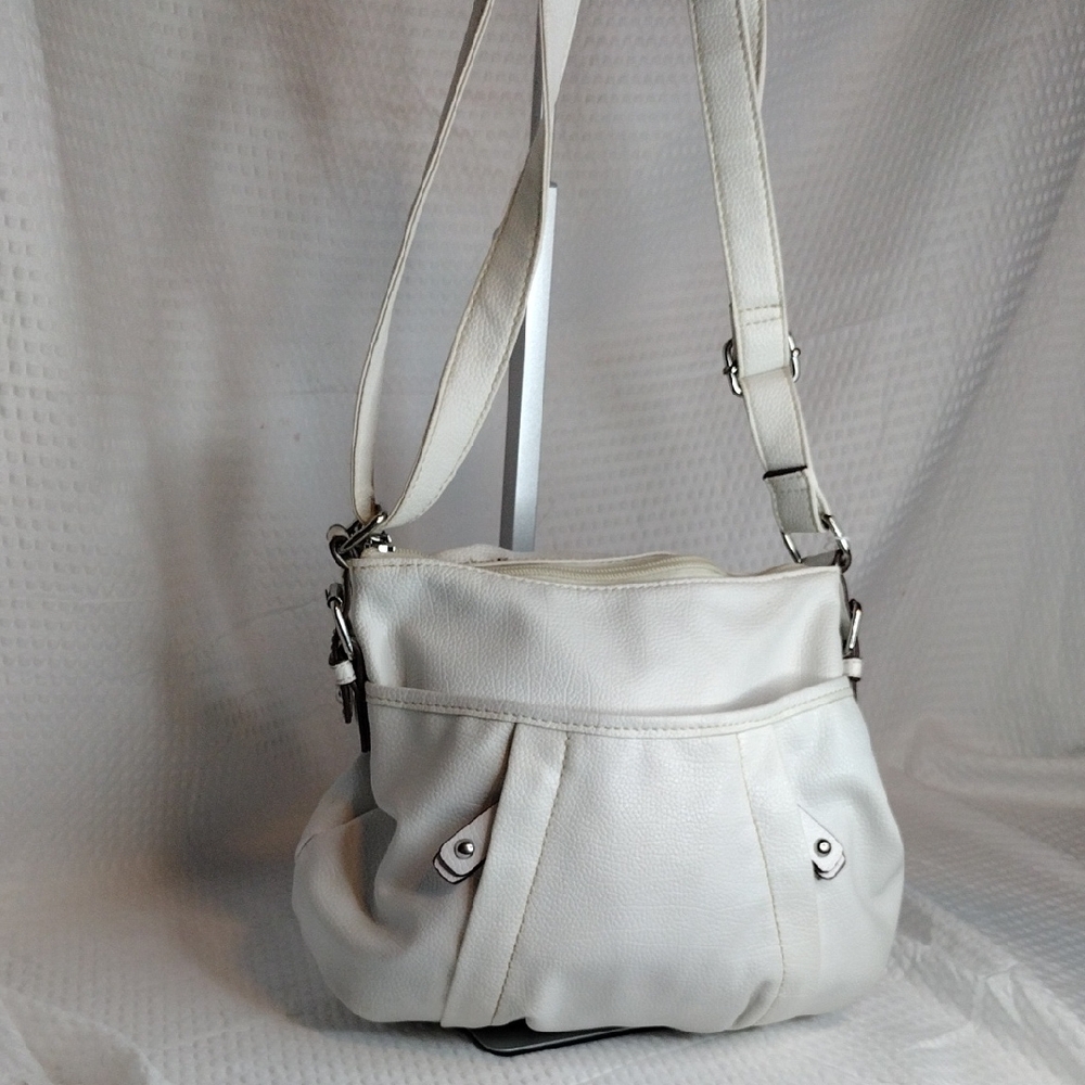 Nine & Co. White Shoulder Bag